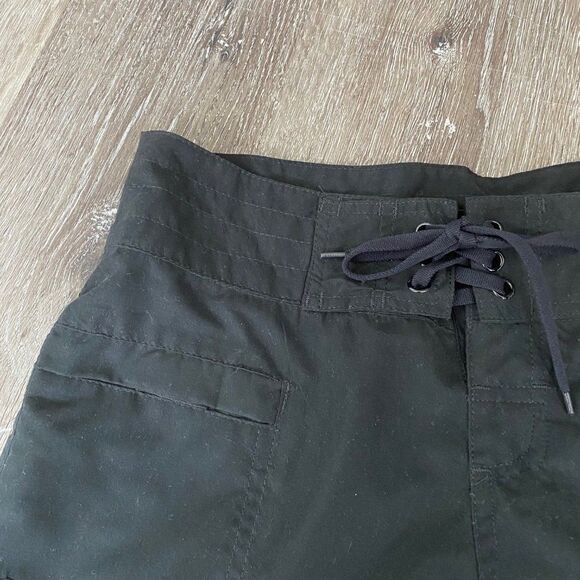 Island Escape Black High Waist Shorts SZ 8 - Picture 4 of 10